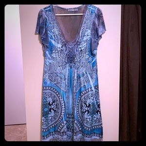 Unity World Teal Dress Size L